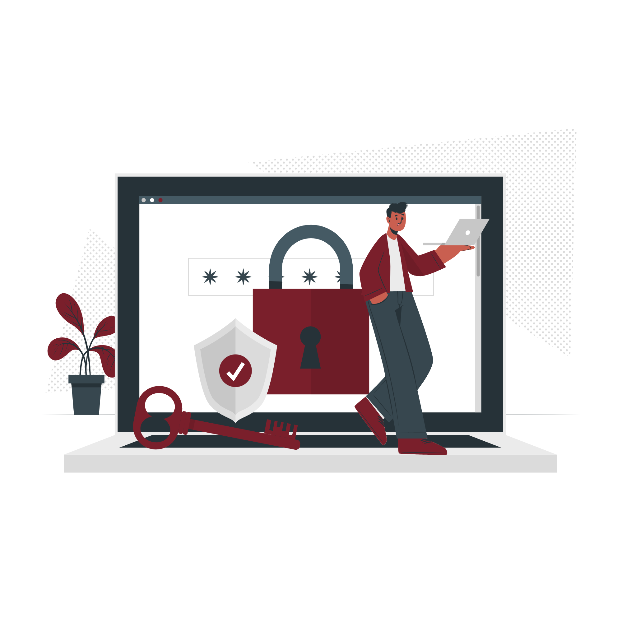 Cybersecurity Illustration