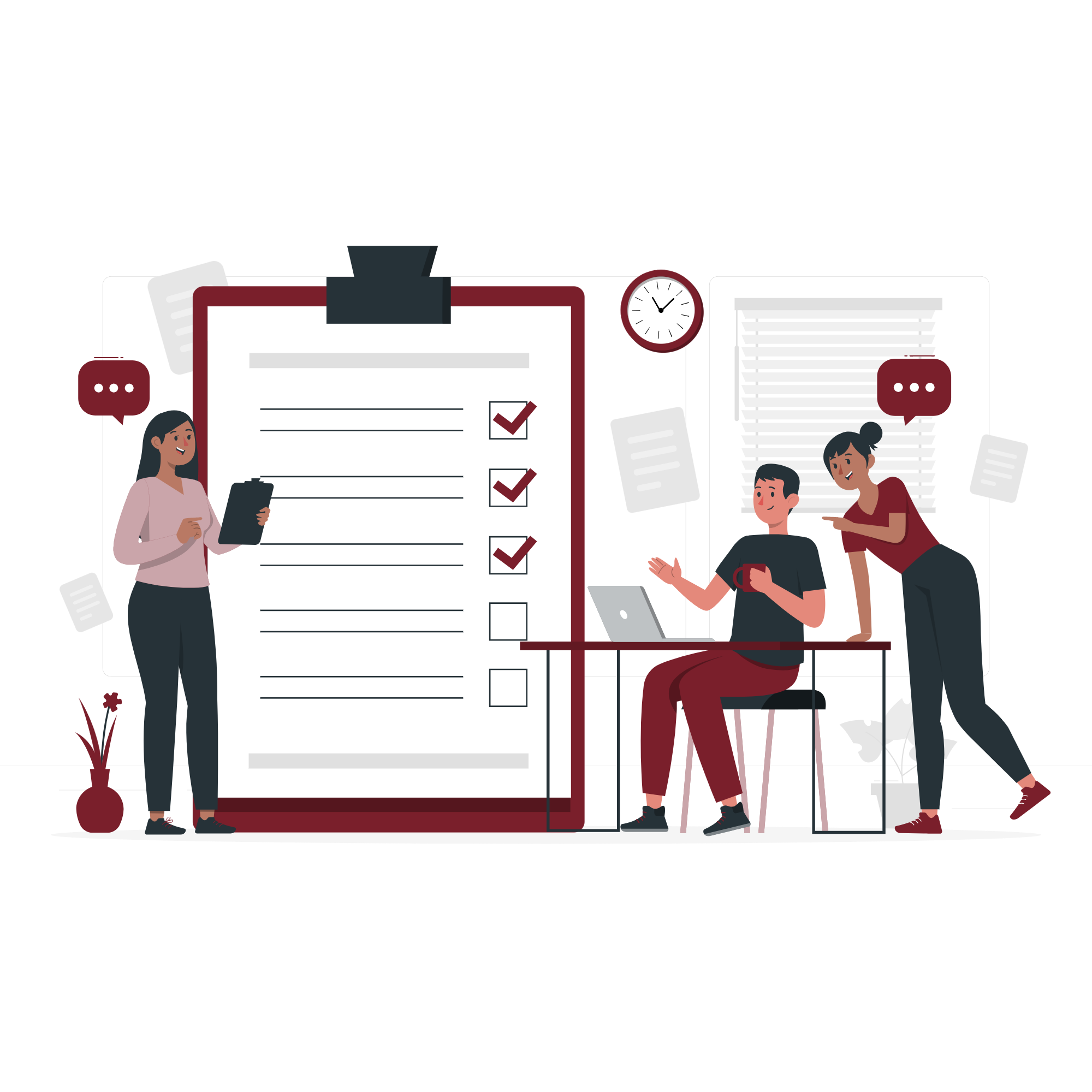 Cybersecurity Training Illustration