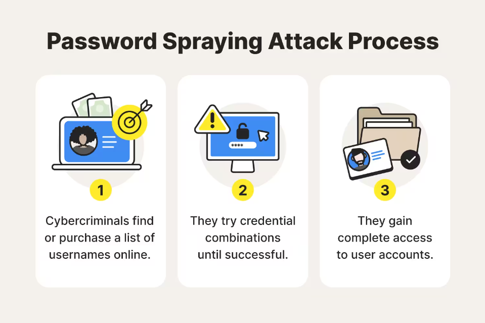 Password Spraying Attack Process Password Spraying Attack Process password spraying attack