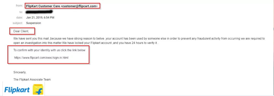 PoC: How to identify phishing email scams