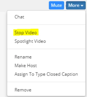 stop video stop video Docker