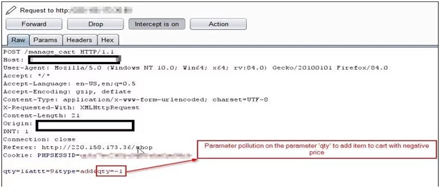 Performing Parameter Pollution on qty parameter Performing Parameter Pollution on qty parameter Performing Parameter Pollution on qty parameter