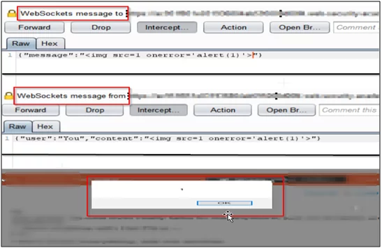 Tampering the WebSocket Message 2 Tampering the WebSocket Message 2 Tampering the WebSocket Message 2