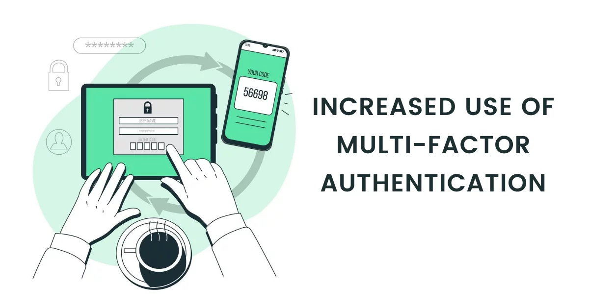 Increased use of Multi factor Authentication Increased use of Multi factor Authentication Increased use of Multi factor Authentication 1